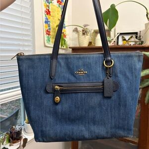 Coach Denim Tote